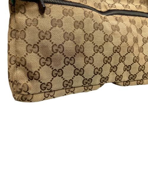 GUCCI（グッチ）GUCCI (グッチ) ウエストポーチ/GGキャンバス ブラウン×ベージュの古着・服飾アイテム
