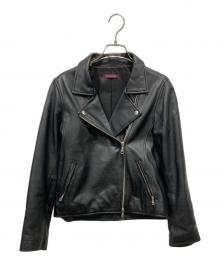 URBAN RESEARCH（アーバンリサーチ）の古着「ダブルライダースジャケット」｜ブラック
