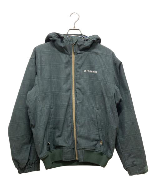 Columbia（コロンビア）Columbia (コロンビア) フリースジャケット グリーン×ネイビー サイズ:Mサイズの古着・服飾アイテム