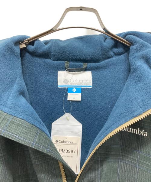 Columbia（コロンビア）Columbia (コロンビア) フリースジャケット グリーン×ネイビー サイズ:Mサイズの古着・服飾アイテム