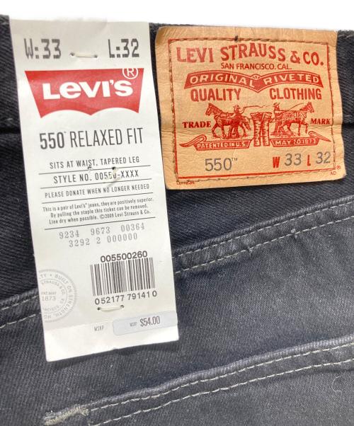 LEVI'S（リーバイス）LEVI'S (リーバイス) デニムパンツ ブラック サイズ:W33×L32 未使用品の古着・服飾アイテム
