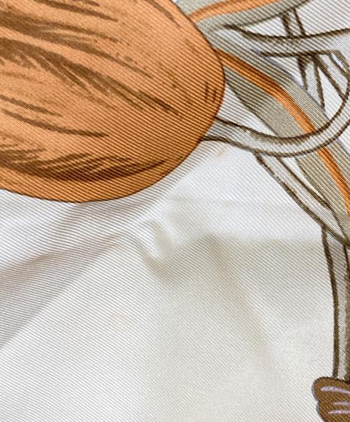 HERMES（エルメス）HERMES (エルメス) シルクスカーフ イエローの古着・服飾アイテム