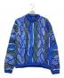 Coogi（クージー）の古着「3Dニット」｜ブルー×グリーン