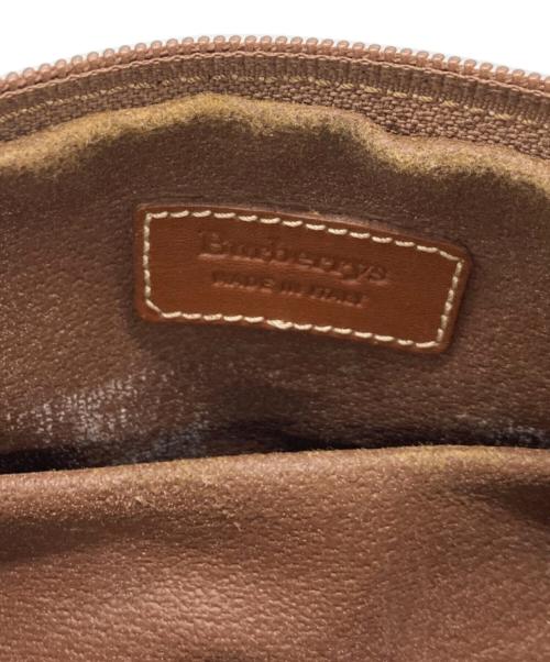 Burberry's（バーバリーズ）Burberry's (バーバリーズ) ノバチェック ハンドバッグ ベージュ×ブラウンの古着・服飾アイテム