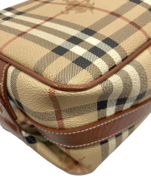 Burberry's（バーバリーズ）Burberry's (バーバリーズ) ノバチェック ハンドバッグ ベージュ×ブラウンの古着・服飾アイテム