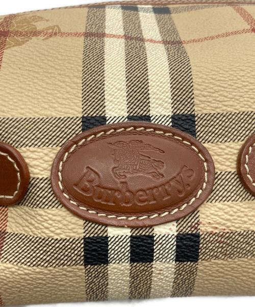 Burberry's（バーバリーズ）Burberry's (バーバリーズ) ノバチェック ハンドバッグ ベージュ×ブラウンの古着・服飾アイテム