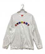 SUPREMEシュプリーム）の古着「長袖カットソー」｜ホワイト