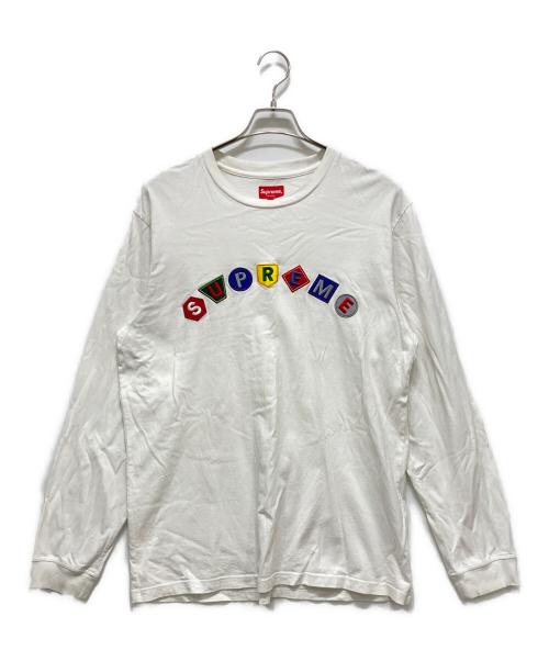 SUPREME（シュプリーム）SUPREME (シュプリーム) 長袖カットソー ホワイト サイズ:Mサイズの古着・服飾アイテム