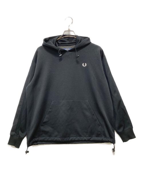 FRED PERRY（フレッドペリー）FRED PERRY (フレッドペリー) プルオーバーパーカー ブラック サイズ:Mサイズの古着・服飾アイテム