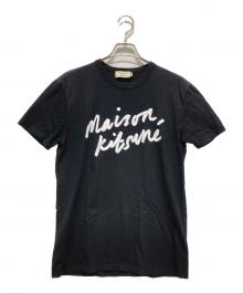 maison kitsune（メゾンキツネ）の古着「半袖カットソー」｜ブラック
