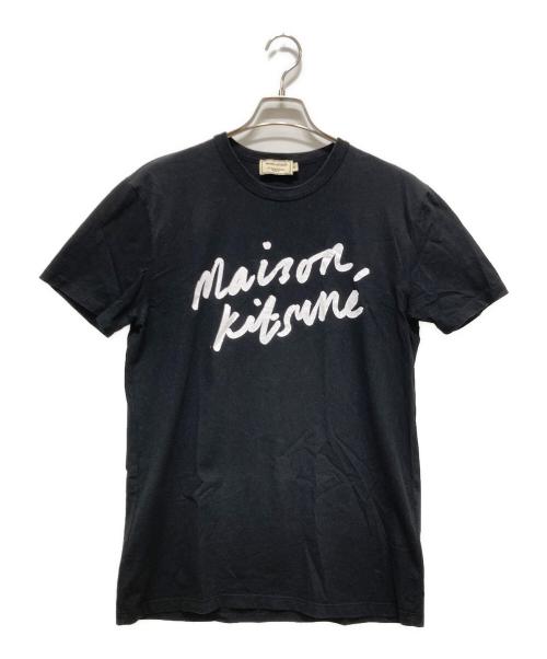 maison kitsune（メゾンキツネ）maison kitsune (メゾンキツネ) 半袖カットソー ブラック サイズ:Mサイズの古着・服飾アイテム