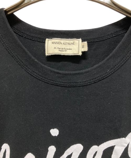 maison kitsune（メゾンキツネ）maison kitsune (メゾンキツネ) 半袖カットソー ブラック サイズ:Mサイズの古着・服飾アイテム