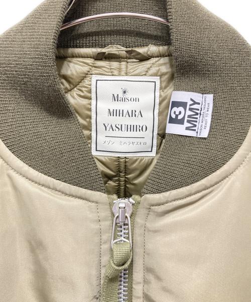 MIHARA YASUHIRO（ミハラヤスヒロ）MIHARA YASUHIRO (ミハラヤスヒロ) フライトジャケット カーキ サイズ:46の古着・服飾アイテム