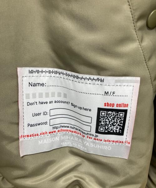 MIHARA YASUHIRO（ミハラヤスヒロ）MIHARA YASUHIRO (ミハラヤスヒロ) フライトジャケット カーキ サイズ:46の古着・服飾アイテム
