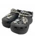 crocs（クロックス）の古着「BAE WEDDING GLITTER CLOG BLACK」｜ブラック×シルバー