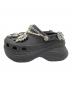 crocs (クロックス) BAE WEDDING GLITTER CLOG BLACK ブラック×シルバー サイズ:SIZE 7：8000円