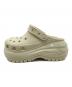 crocs (クロックス) サンダル ベージュ サイズ:SIZE 7：7000円