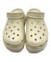 中古・古着 crocs (クロックス) サンダル ベージュ サイズ:SIZE 7：7000円