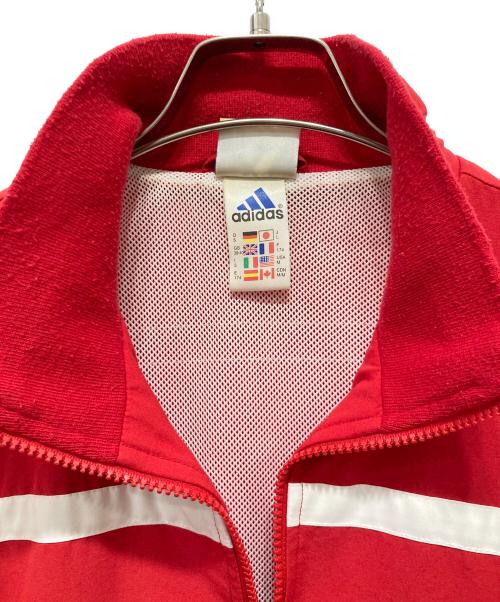 adidas（アディダス）adidas (アディダス) トラックジャケット レッド サイズ:Lサイズの古着・服飾アイテム