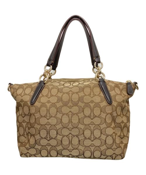 COACH（コーチ）COACH (コーチ) 2WAYハンドバッグ ベージュの古着・服飾アイテム