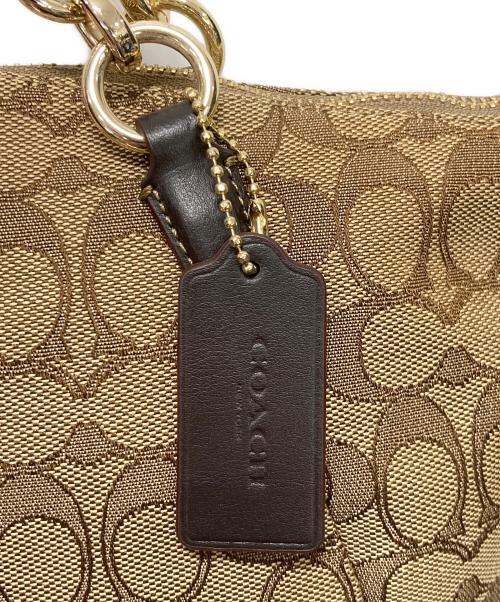 COACH（コーチ）COACH (コーチ) 2WAYハンドバッグ ベージュの古着・服飾アイテム