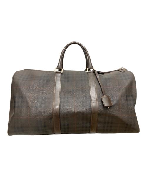 BURBERRY（バーバリー）BURBERRY (バーバリー) ボストンバッグ ブラウンの古着・服飾アイテム