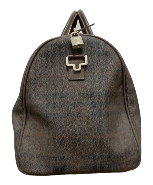 BURBERRY（バーバリー）BURBERRY (バーバリー) ボストンバッグ ブラウンの古着・服飾アイテム