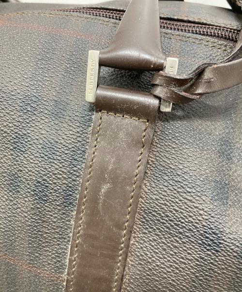 BURBERRY（バーバリー）BURBERRY (バーバリー) ボストンバッグ ブラウンの古着・服飾アイテム