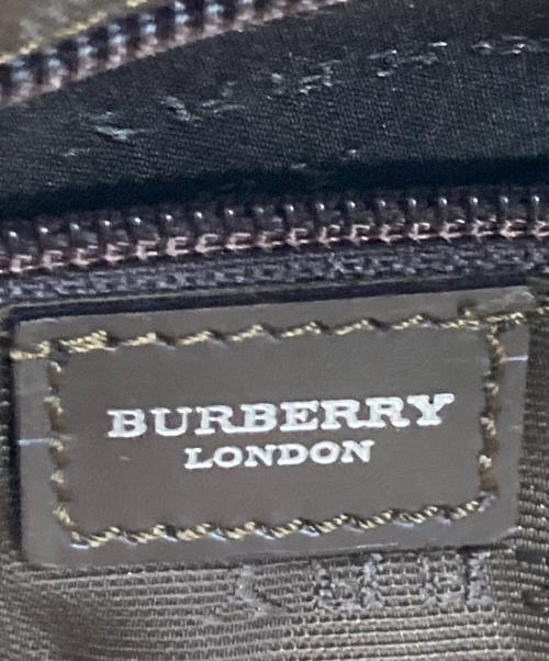 BURBERRY（バーバリー）BURBERRY (バーバリー) ボストンバッグ ブラウンの古着・服飾アイテム
