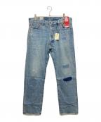 LEVI'Sリーバイス）の古着「ダメージ加工デニムパンツ」｜ブルー