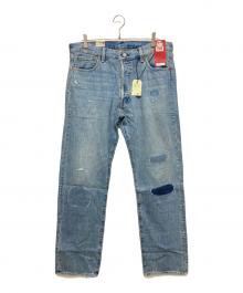 LEVI'S（リーバイス）の古着「ダメージ加工デニムパンツ」｜ブルー