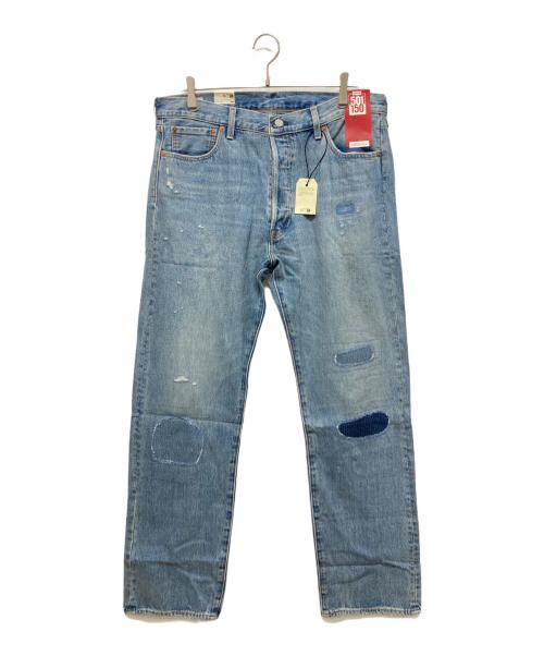 LEVI'S（リーバイス）LEVI'S (リーバイス) ダメージ加工デニムパンツ ブルー サイズ:W36×L32 未使用品の古着・服飾アイテム