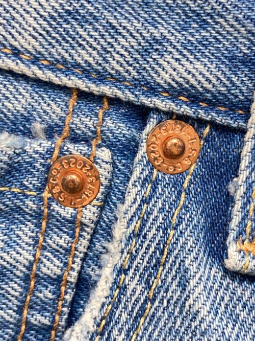 LEVI'S（リーバイス）LEVI'S (リーバイス) ダメージ加工デニムパンツ ブルー サイズ:W36×L32 未使用品の古着・服飾アイテム