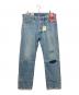 LEVI'S（リーバイス）の古着「ダメージ加工デニムパンツ」｜ブルー