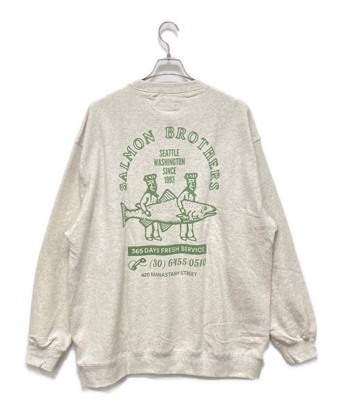 Manastash（マナスタッシュ）Manastash (マナスタッシュ) クルーネックスウェット グレー サイズ:XXLサイズ 未使用品の古着・服飾アイテム