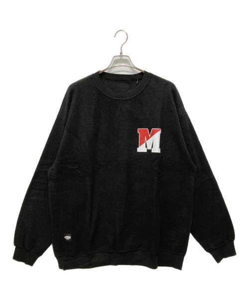 Manastash（マナスタッシュ）Manastash (マナスタッシュ) クルーネックスウェット ブラック サイズ:XXL 未使用品の古着・服飾アイテム