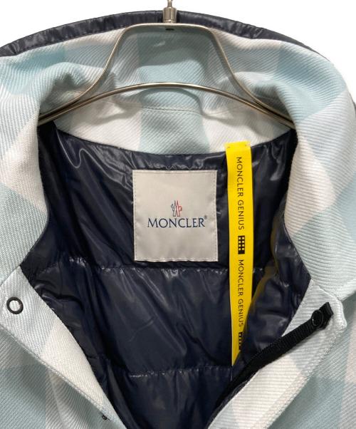 MONCLER GENIUS FRGMT（モンクレール ジーニアス フラグメント）MONCLER GENIUS FRGMT (モンクレール ジーニアス フラグメント) ダウンジャケット スカイブルー サイズ:2の古着・服飾アイテム