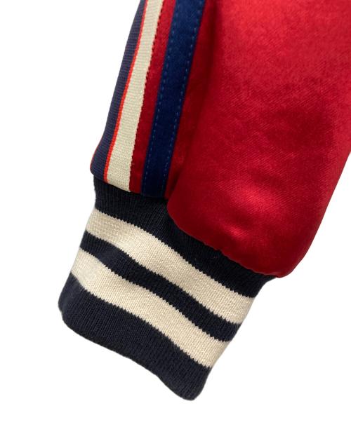GUCCI（グッチ）GUCCI (グッチ) リバーシブルボンバージャケット レッド×ブルー サイズ:SIZE 50の古着・服飾アイテム