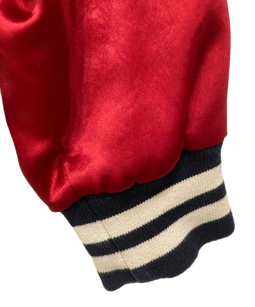 GUCCI（グッチ）GUCCI (グッチ) リバーシブルボンバージャケット レッド×ブルー サイズ:SIZE 50の古着・服飾アイテム