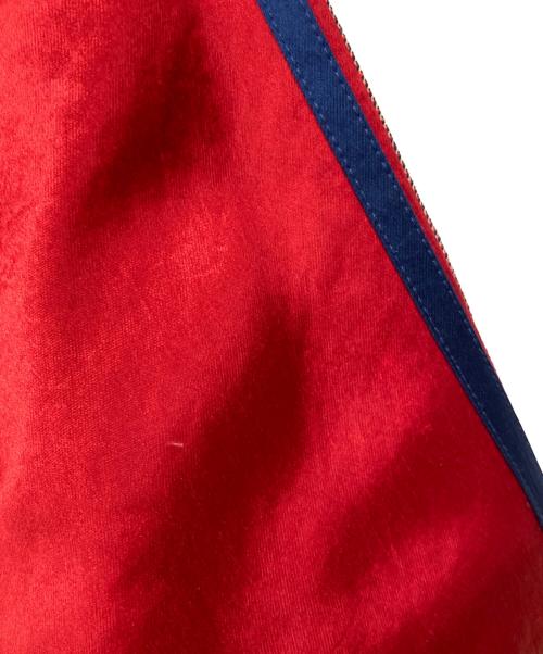 GUCCI（グッチ）GUCCI (グッチ) リバーシブルボンバージャケット レッド×ブルー サイズ:SIZE 50の古着・服飾アイテム