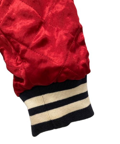 GUCCI（グッチ）GUCCI (グッチ) リバーシブルボンバージャケット レッド×ブルー サイズ:SIZE 50の古着・服飾アイテム