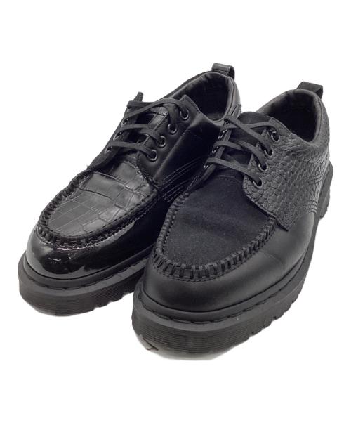 Dr.Martens（ドクターマーチン）Dr.Martens (ドクターマーチン) BEAMS (ビームス) 4ホールシューズ/LOWELL BEAMS ブラック サイズ:UK7の古着・服飾アイテム