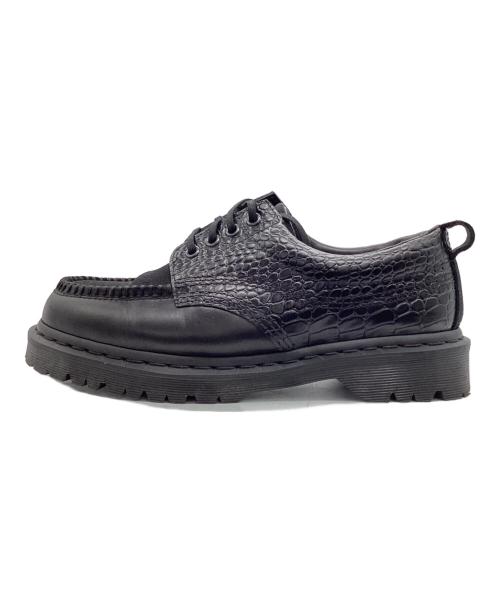 Dr.Martens（ドクターマーチン）Dr.Martens (ドクターマーチン) BEAMS (ビームス) 4ホールシューズ/LOWELL BEAMS ブラック サイズ:UK7の古着・服飾アイテム