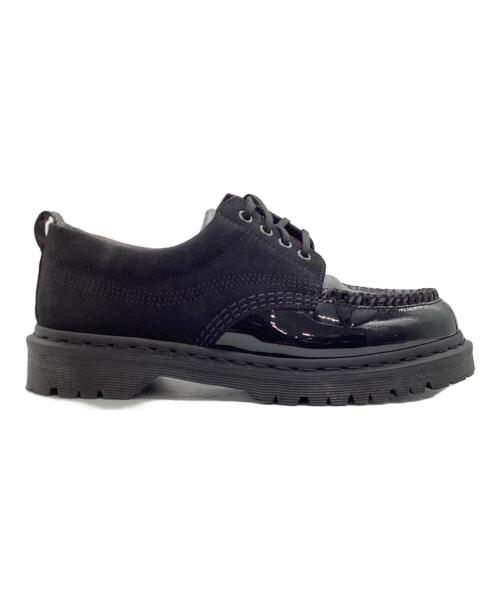 Dr.Martens（ドクターマーチン）Dr.Martens (ドクターマーチン) BEAMS (ビームス) 4ホールシューズ/LOWELL BEAMS ブラック サイズ:UK7の古着・服飾アイテム