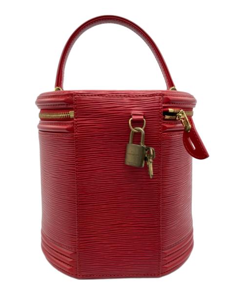 LOUIS VUITTON（ルイ ヴィトン）LOUIS VUITTON (ルイ ヴィトン) エピ カンヌ バニティバッグ カスティリアン・ レッドの古着・服飾アイテム