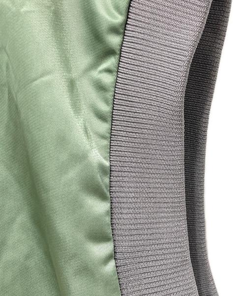 RIM.ARK（リムアーク）RIM.ARK (リムアーク) ナイロンベスト グリーン×グレー サイズ:SIZE　FREEの古着・服飾アイテム
