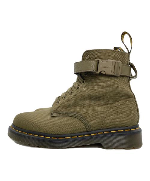 Dr.Martens（ドクターマーチン）Dr.Martens (ドクターマーチン) 8ホールブーツ グリーン サイズ:7（UK）の古着・服飾アイテム