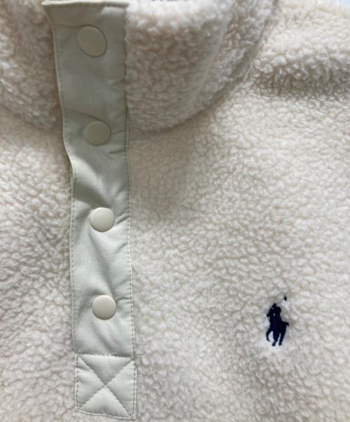 POLO RALPH LAUREN（ポロ・ラルフローレン）POLO RALPH LAUREN (ポロ・ラルフローレン) フリースジャケット ホワイト サイズ:Mの古着・服飾アイテム
