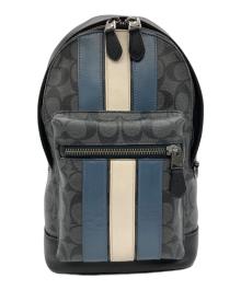 COACH（コーチ）の古着「クロスボディバッグ」｜ブラック×ブルー