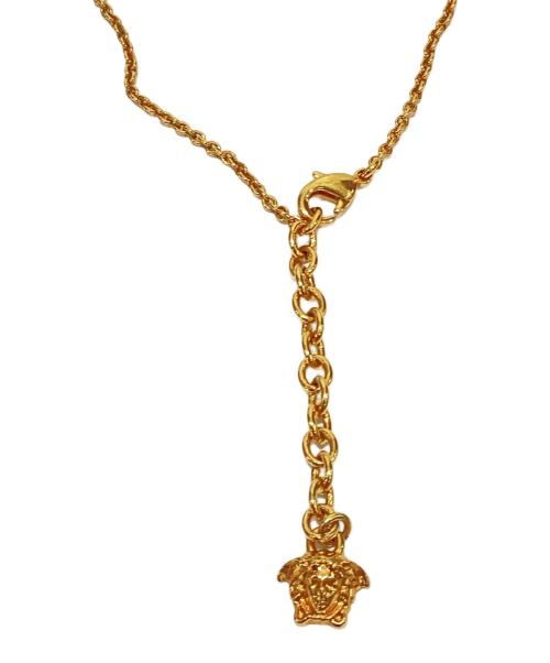 VERSACE（ヴェルサーチ）VERSACE (ヴェルサーチ) ペンダントネックレス ゴールドカラーの古着・服飾アイテム